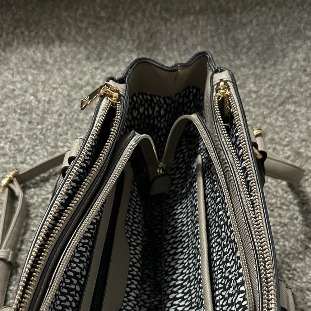Gray Handbag